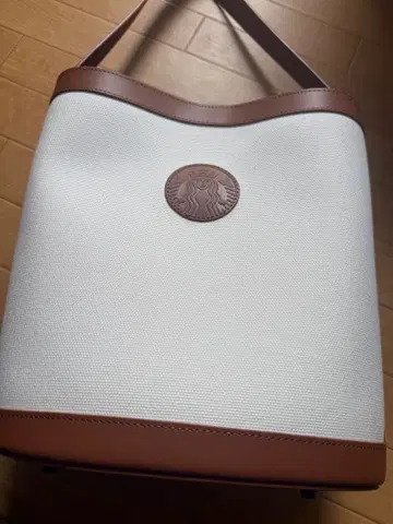STARBUCKS 숄더백 화이트/브라운