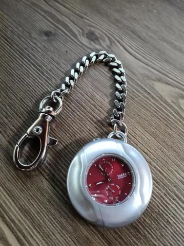 TAKEO KIKUCHI 다케오 키쿠치 실버 케이스 회중시계