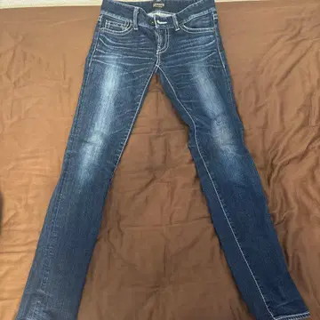 Moussy 스키니 데님 사이즈 26 다크 블루
