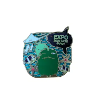 EXPO 2005 핀 배지 아이치 만박 모리조와 킷코로 물고기 바다