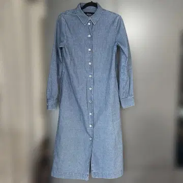 A.P.C. 스트라이프 셔츠 원피스 36