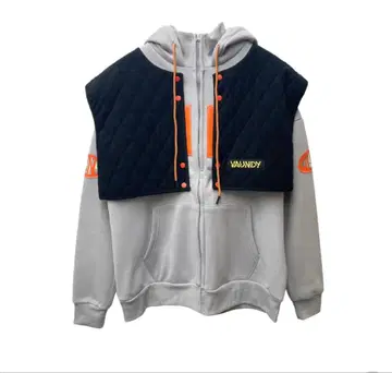 vaundy 로고 후드티 Patch Vest ShhFoodie L