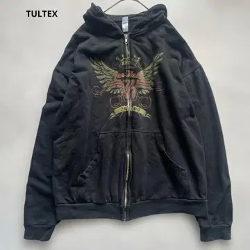 TULTEX VanHalen 날개와 로고 디자인 집업 후드티