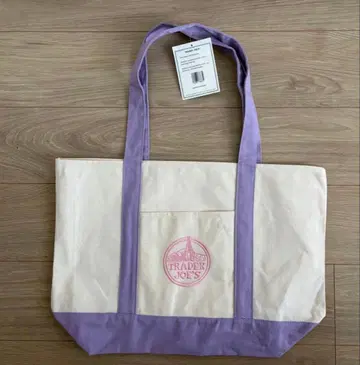 [ 신색 ] TRADER JOE'S 토트백 대 퍼플