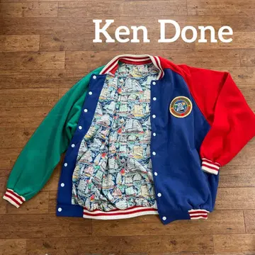 Ken Done 오리지널 디자인 바시티 자켓