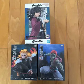 Grandista 피규어 토미오카 기유 렌고쿠 쿄쥬로 아카자 3종 세트