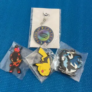 포켓몬 ZA 메가스톤 아크릴 키링 제일복권 메가진화 메가리자몽 X