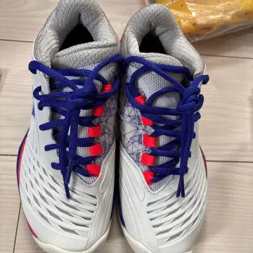 YONEX 테니스화 여성용 화이트/레드/블루