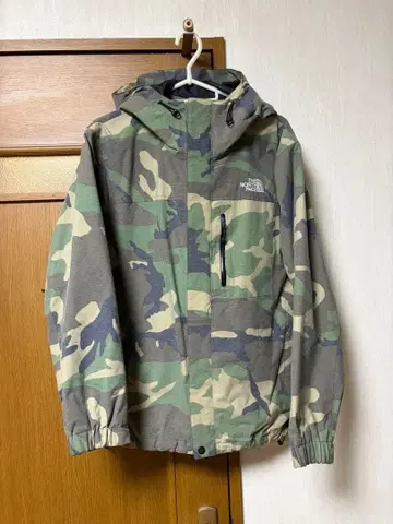 THE NORTH FACE 카모 패턴 마운틴 후드티 S 사이즈