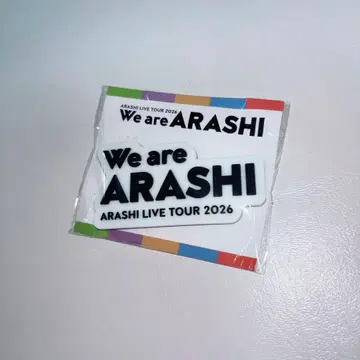 아라시 로고 마그넷 ARASHI LIVE 2026 We are