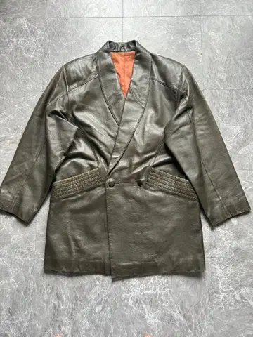 90s 가죽 자켓 한국제 양가죽