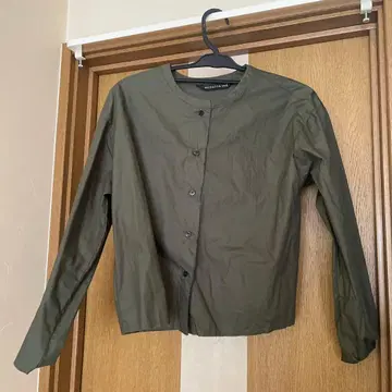 mizuiro ind 올리브 그린 긴팔 셔츠