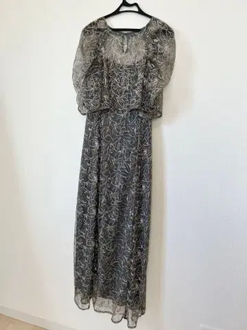 kana 꽃무늬 자수 파티 드레스 결혼식 경사 포멀 드레스