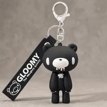 [ 새상품 미사용 ] 그루~미~ 피규어 포함 키링 모노블랙