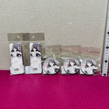 러브 라이브 하스노소라 후지시마 메구미 가죽 배지 세트 b