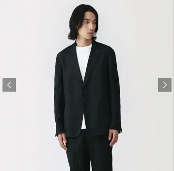 [ 새상품 ] 무인양품 이번 시즌 2026SS 린넨 워싱 자켓 블랙 M