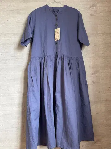 무인양품 반팔 셔츠 원피스 L 사이즈