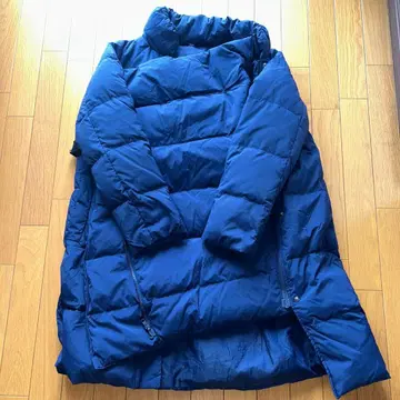 무인양품 다커 다운 코트 네이비