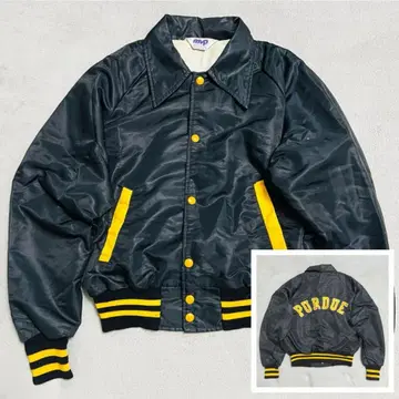 레어 80s 빈티지 미국제 mvp 바시티 자켓 블루종 R-8917