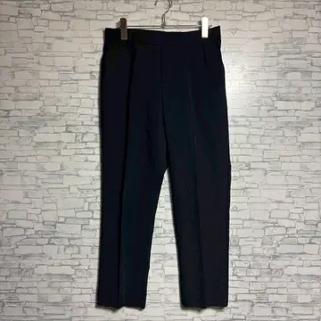 HK WORKS LONDON 네이비 슬랙스 S 포멀 오피스 새상품급