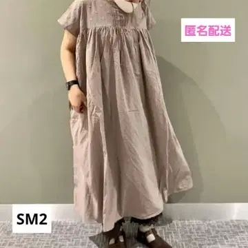 사만사 모스모스 SamansaMos2 도트 도비 절개 원피스