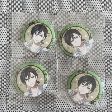 문호와 연금술사 캐릭터 캔뱃지 여름 축제 시가 나오야 4개 세트