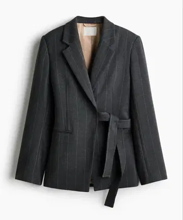 시착만 한 상품 미사용 H&M 랩 블레이저 테일러드 팬츠 셋업 2점
