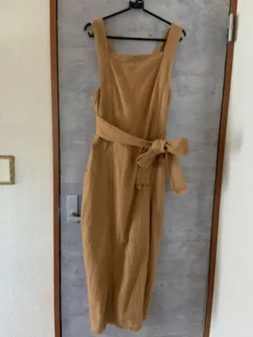 KBF 맥시 길이 허리 리본 카멜