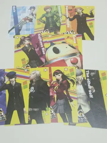 페르소나 4 더 골든 특전 엽서