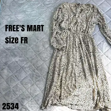 FREE'S MART 프리즈마트 도트 롱 원피스 FR 2534