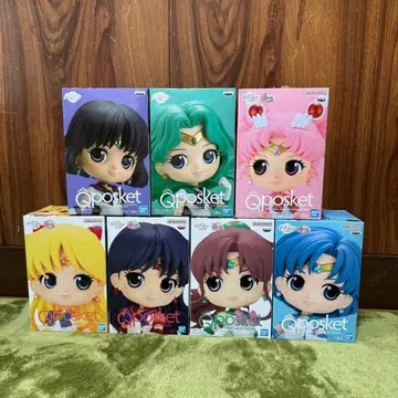 [ 미개봉 새상품 ] Qposket 세일러문 시리즈 7체 세트 피규어