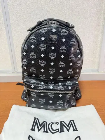 MCM 블랙 백팩