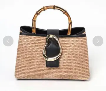 LE VERNIS 뱀부 핸들 BAG 카고백 파우치
