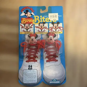 빈티지 미니 Bow Biters 1989 BROOKSIDE 신발끈 홀더