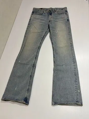 Lee RIDERS 데님 팬츠 34 x 33 페인트 가공