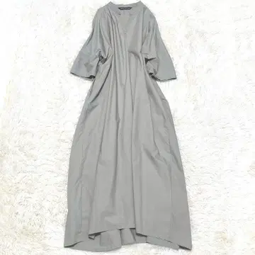 mizuiroind 스키퍼 롱 원피스 맥시 길이 F 일본제 그레이