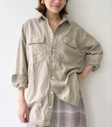 L'Appartement REMI RELIEF Chambray Shirt