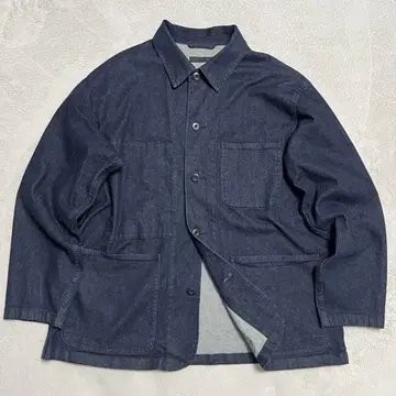 빅 사이즈 새상품급 UNIQLO 커버올 데님 자켓 R-8929