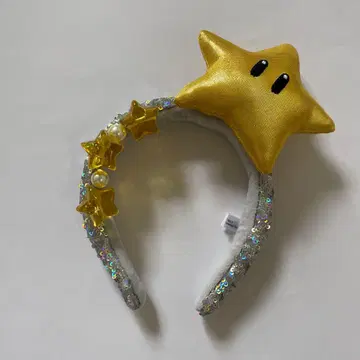 USJ 마리오 월드 별 모양 머리띠