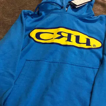 크루 후드티 S 사이즈 스카이블루