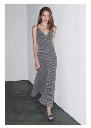 ZARA ZW COLLECTION 도트 무늬 원피스 S 미사용 새상품