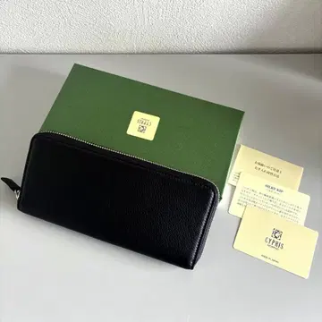 키프리스 CYPRIS 라운드 장지갑 블랙