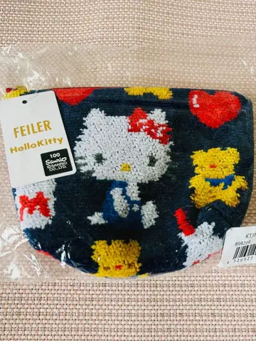 2026 신상 FEILER x 산리오 콜라보 헬로키티 파우치