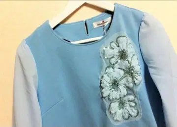 16092엔 갤러리 비스콘티 깔끔한 튜닉 2 게재 스카이블루 게재 M