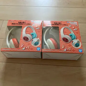 태고의 달인 와다돈 & 와다카츠 헤드폰 2개 세트