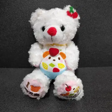 지역 한정 베어 가고시마 화이트 곰 베어 봉제 인형 빙수 아이스