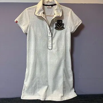 새상품급 휠라 도트 무늬 M 사이즈 골프 원피스