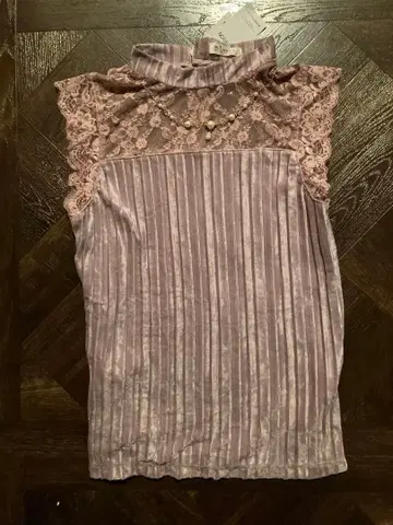 새상품 axes femme 택 포함 레이스 목걸이 포함 뷔스티에 상의