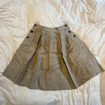 MHL. 카키 플레어 스커트