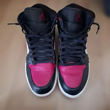 Jordan 스니커즈 블랙/레드 US10.5